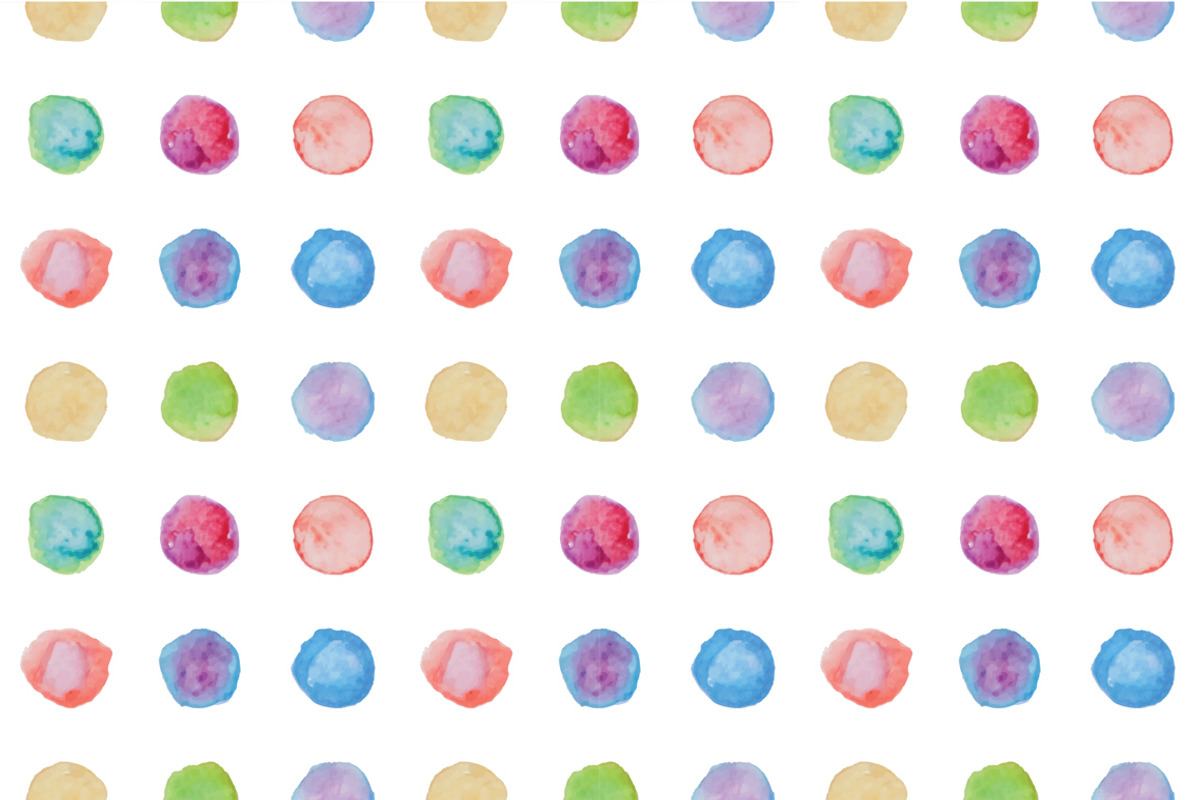 Simply watercolor dots patterns, a Pattern Graphic by tamara.comotomka (Photo 1 of 3)
