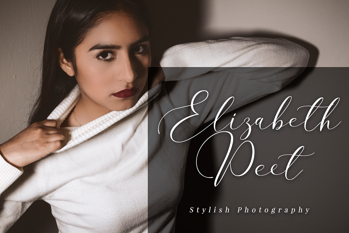 Lord Elliot Pretty Script Font preview 5