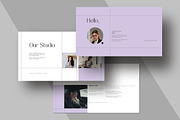 Portfolio PowerPoint Template, a Presentation Template by White Graphic (Thumbnail 3 of 7)