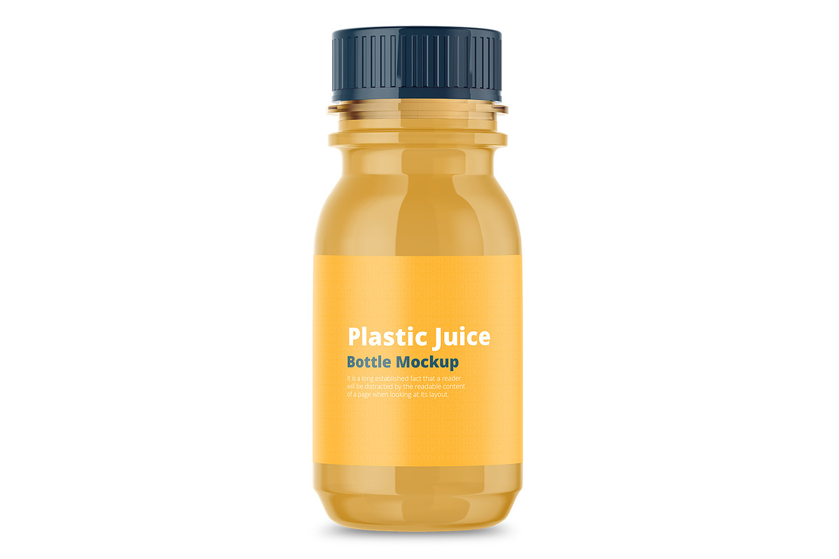 Plastic Juice Bottle Mockup, a Product Mockup by Designbuys (Photo 2 of 2)