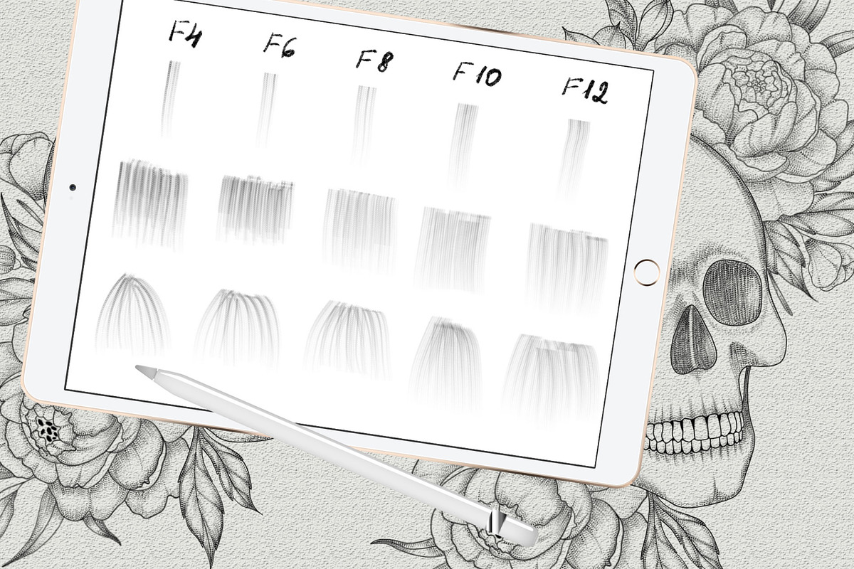 Shadow tattoo needles brushes, a Brush Add-On by Veronika Gotovceva (Photo 3 of 5)