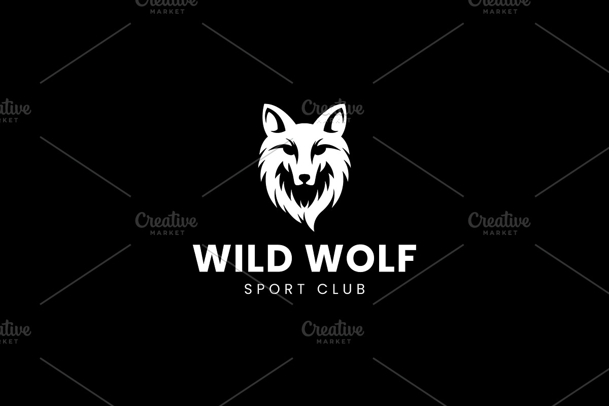 Wolf logo icon template illustration, a Branding & Logo Template by Dyn Studio (Photo 1 of 2)