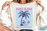 Beach Please All Day Every Day, an Illustration by Daily.Designs (Thumbnail 2 of 3)
