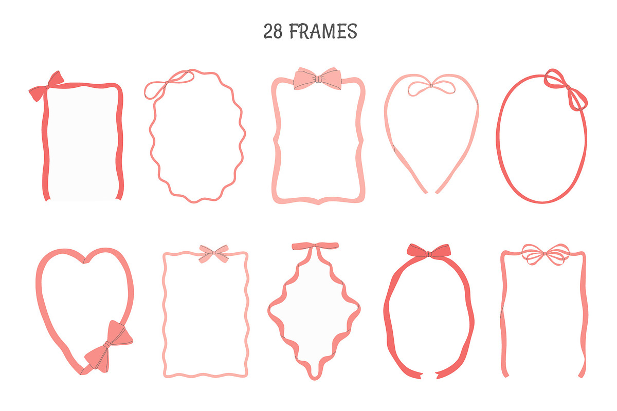 Bows and Frames Collection, a Decorative Illustration by yarynabo (Photo 12 of 15)