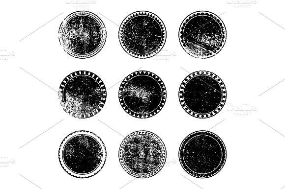 Grunge Stamp Set preview 2