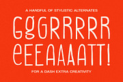 QUIRKLINE - Playful Handcrafted Font, a Handwritten Font by Tom Chalky (Thumbnail 6 of 6)