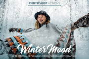 Winter Mood Actions for Photoshop, an Action Add-On by FixThePhoto (Thumbnail 1 of 24)
