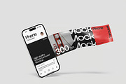Phone Carousel Mockup, an Android Mockup by MockupXstudio (Thumbnail 3 of 4)