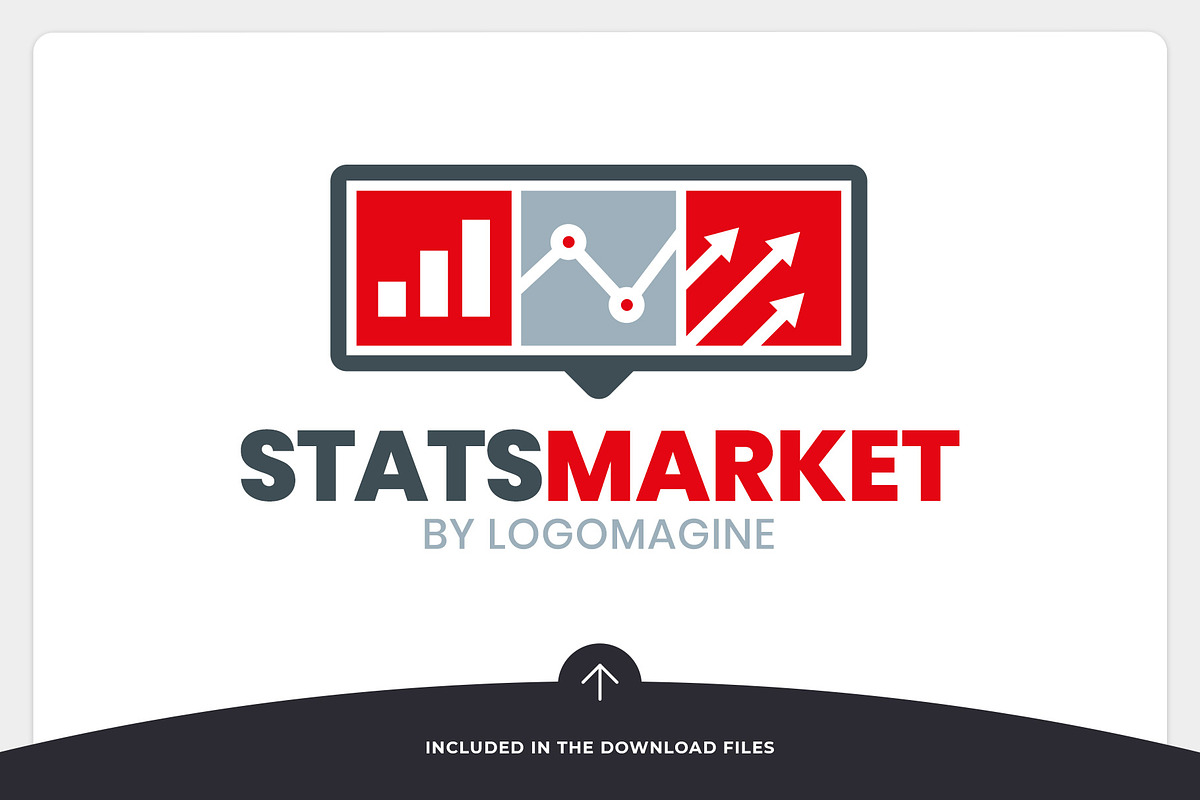 Stats Market Logo Template, a Branding & Logo Template by LOGOMAGINE (Photo 10 of 13)