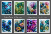 Modern Alcohol Ink Illustration, a Decorative Illustration by Housui Patterns (Thumbnail 6 of 9)