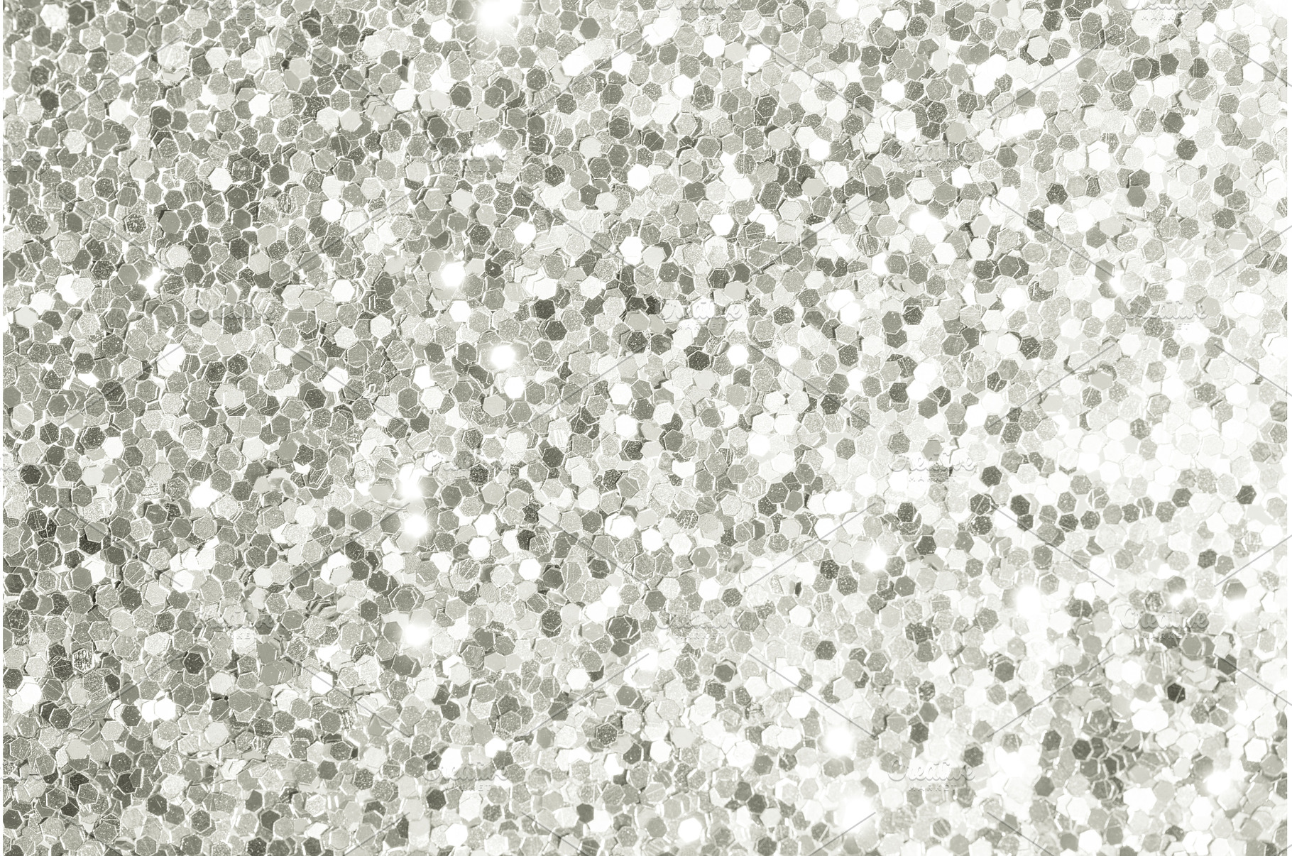 Silver glitter creating sparkling, a Holiday Photo by Anna Efetova