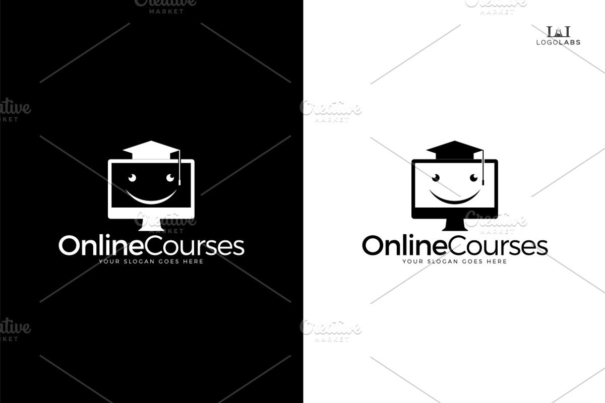 Online Courses Logo, a Branding & Logo Template by LogoLabs