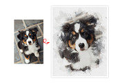 Dog Watercolor Photo Effect, an Action Add-On by Photoshop Action (Thumbnail 13 of 19)