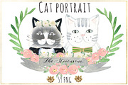 Cat portrait creator. Watercolors., a Person Illustration by LABFcreations (Thumbnail 2 of 6)