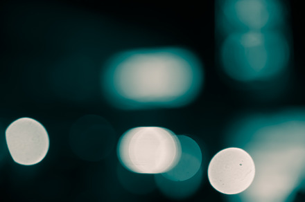 Defocused bokeh in city light lifestyle at night featuring abstract