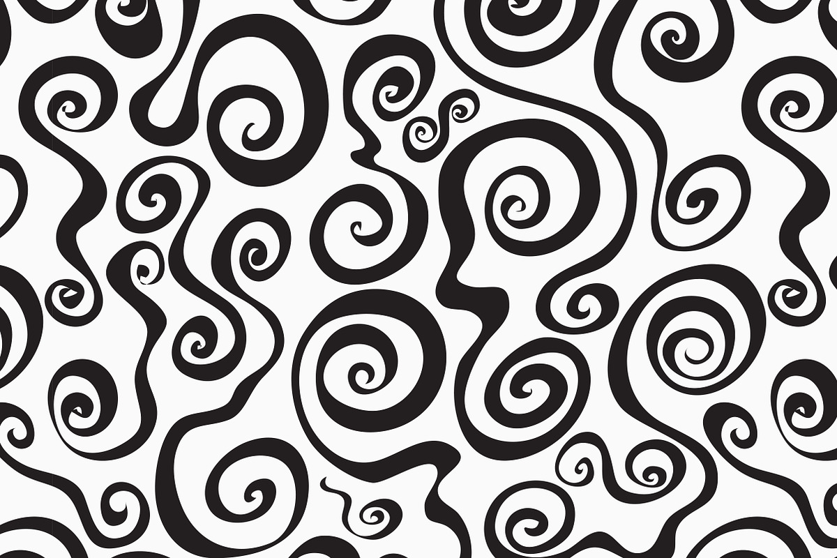 Monochrome Maze Patterns, a Pattern Graphic by Gudiny (Photo 11 of 13)