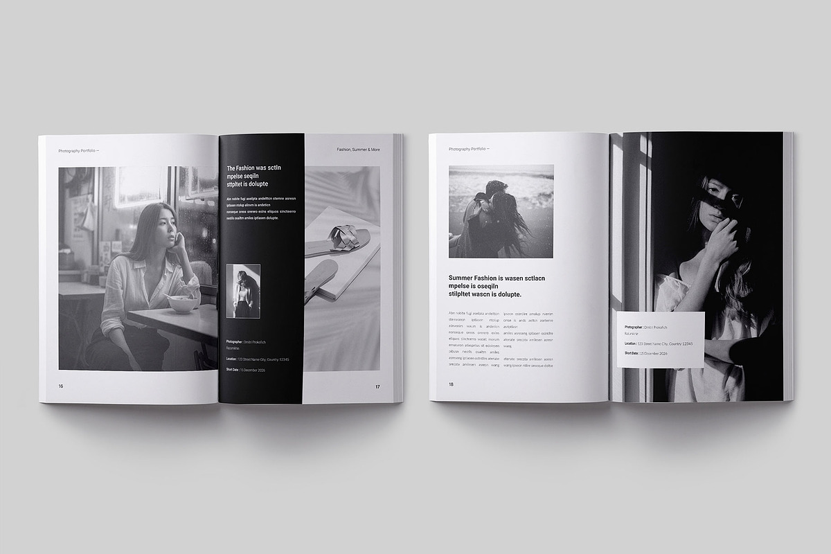 Photography Portfolio Template, a Brochure Template by ElvinPrint (Photo 7 of 14)