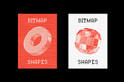 144 Dithering Bitmap Vector Shapes, an Object Graphic by pixelbuddha.net (Thumbnail 6 of 17)