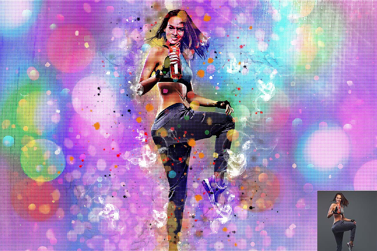 Rainbow Shine Effect Ps Action, an Action Add-On by Studio Retouch (Photo 3 of 10)