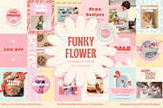 Funky Bakery Instagram Post Template, a Social Media Template by HellYeahDesigns (Thumbnail 1 of 7)