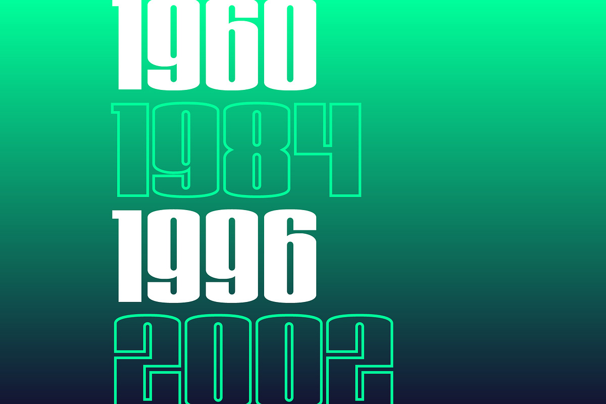 Highwater - A Retro Display Font, a Sans Serif Font by Tim Hankins Design (Photo 8 of 10)