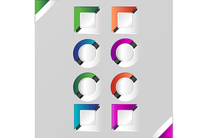 Infographic buttons 
