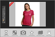Studio Women's Tee Mockup, a Shirt Mockup by Bruno's Shop (Thumbnail 2 of 3)