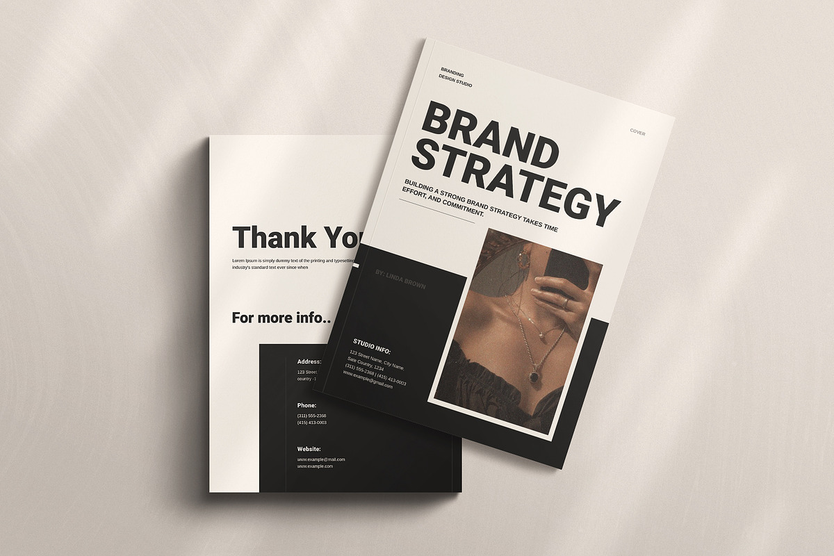 Brand Strategy Framework Template, a Brochure Template by ArtisanaAura (Photo 1 of 8)