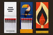 Vintage matchbox mockup, a Packaging Mockup by MixedArt (Thumbnail 2 of 5)
