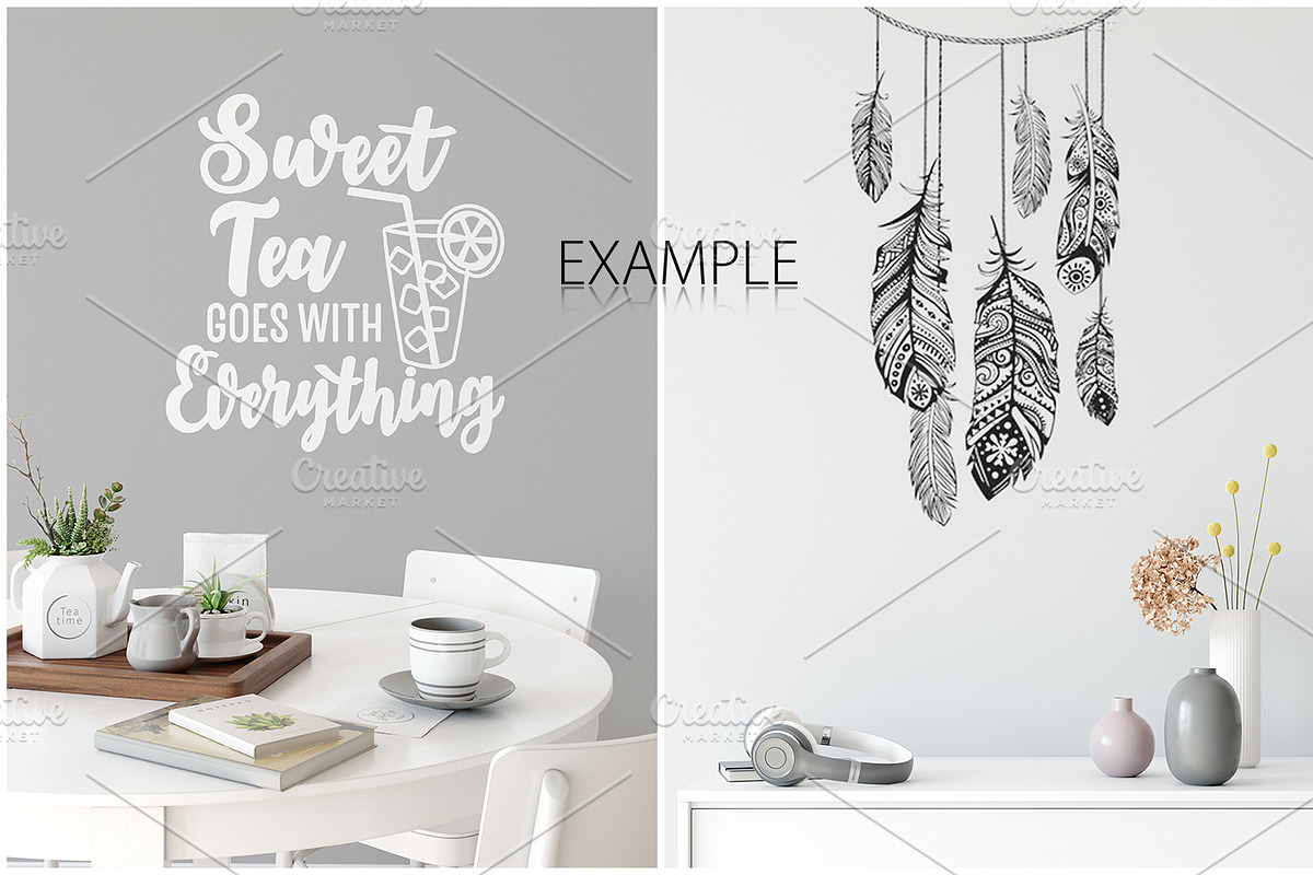 Frames & Walls Scandinavian Bundle, a Household Mockup by Yuri-U (Photo 34 of 38)