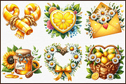 Romantic Summer Clipart, an Illustration by Sublimation Artist (Thumbnail 3 of 6)