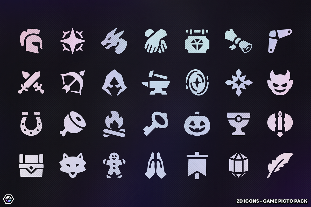 2D Icons - Game Picto Pack, a Solid Icon by LAYERLAB (Photo 2 of 12)