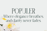 Populer, a Serif Font by Pinisi ART (Thumbnail 3 of 10)