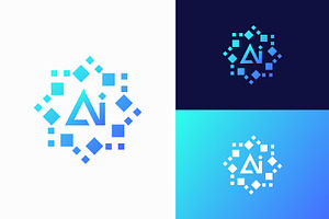 Logo Artificial Intelligence, a Branding & Logo Template by Signatoro