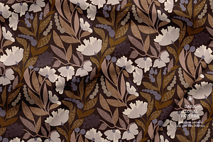 Dark Floral Pattern