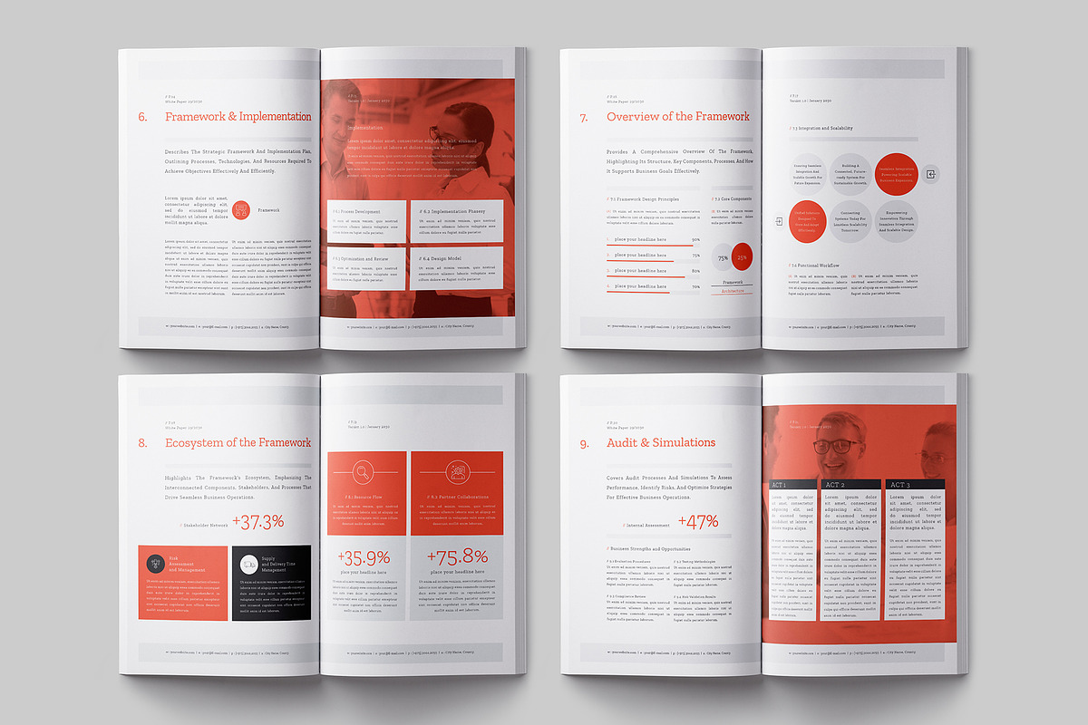 White Paper Template, a Brochure Template by Designsoul14 (Photo 9 of 13)