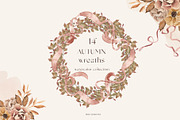 Fall Autumn set- Pumpkins & Florals, a Seasonal Illustration by Grace Noboa Illustrations (Thumbnail 2 of 13)