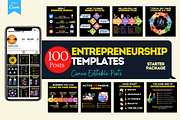 Entrepreneurship Infographics Posts, a Social Media Template by Viral Content Design (Thumbnail 1 of 4)