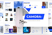 Modern Blue CCTV Presentation, a Presentation Template by Eklip Studio (Thumbnail 1 of 6)