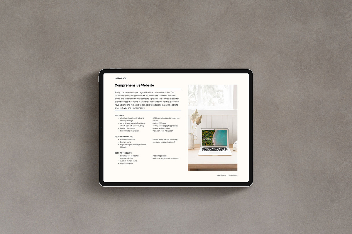 Client Welcome Kit, a Presentation Template by Alexandra Piros Design (Photo 7 of 12)