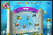Atlantis ruins GUI pack, an Illustration by Nearbirds (Thumbnail 2 of 4)
