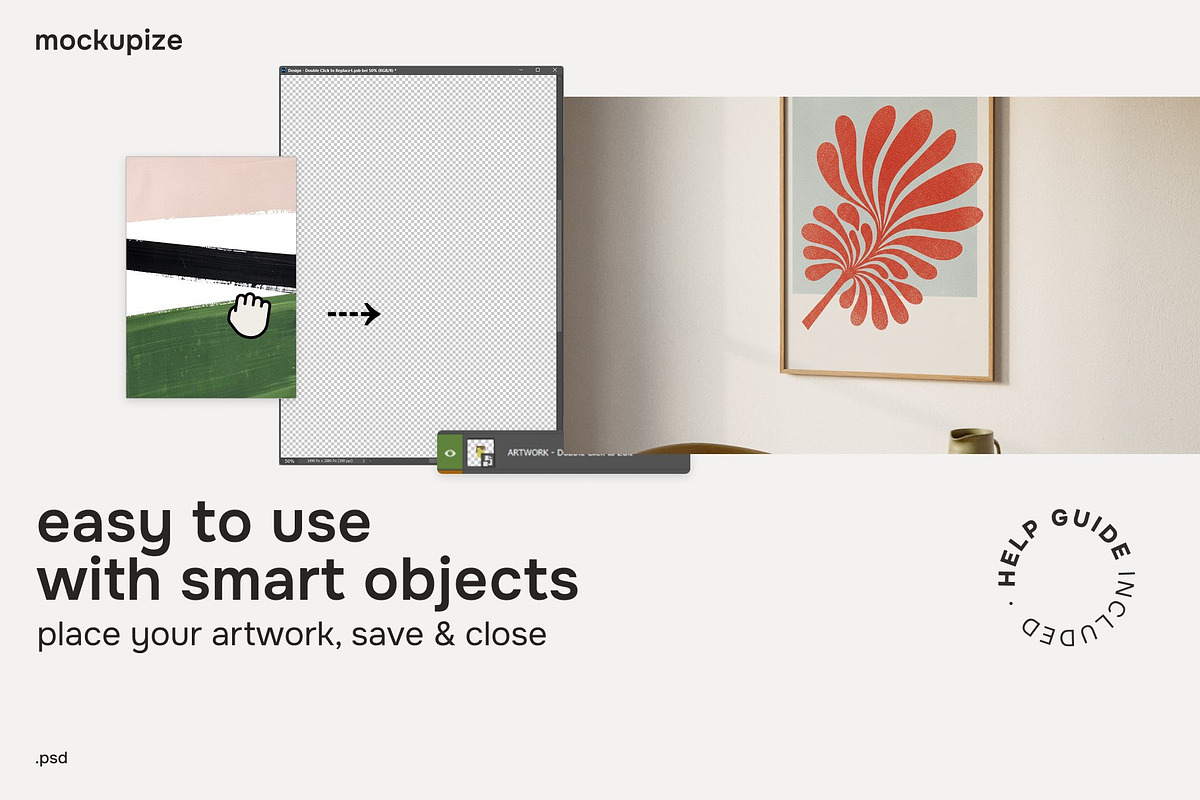 5x7 Dinner Table Frame Mockup, a Household Mockup by mockupize (Photo 3 of 7)