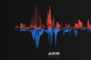 18 Audio Waveforms