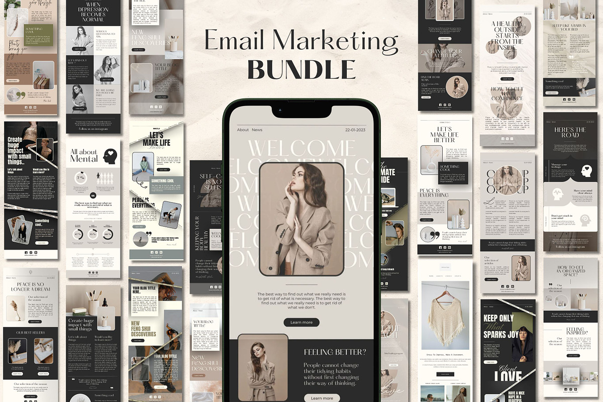 Email Marketing Template's Bundle, an Email Template by Marketello Studio (Photo 1 of 16)
