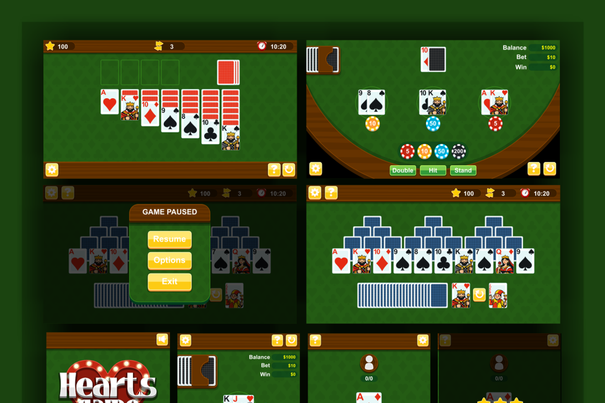 Playing Card Game Assets Pack, an Object Graphic by pzUH (Photo 3 of 4)