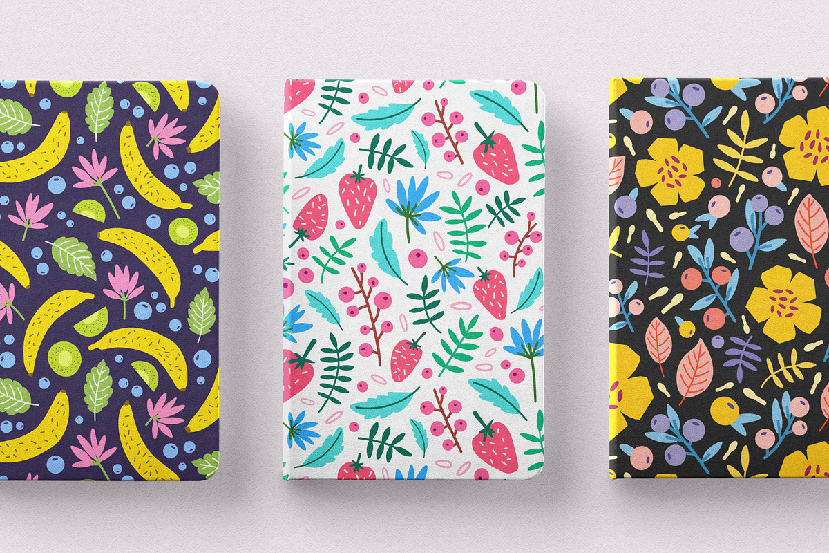 Summer cards, seamless patterns, a Decorative Illustration by Good Studio (Photo 16 of 19)