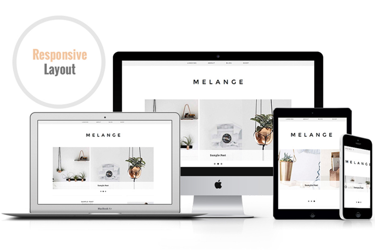 Responsive WP Theme - Melange, a WordPress Template by Light Morango (Photo 3 of 4)