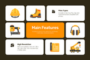 75 Construction Flat Icons, an Emoji Icon by Prosymbols (Thumbnail 2 of 8)