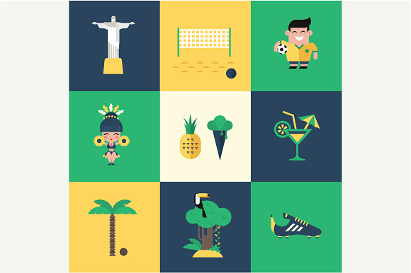 Vector brazil icons preview 2