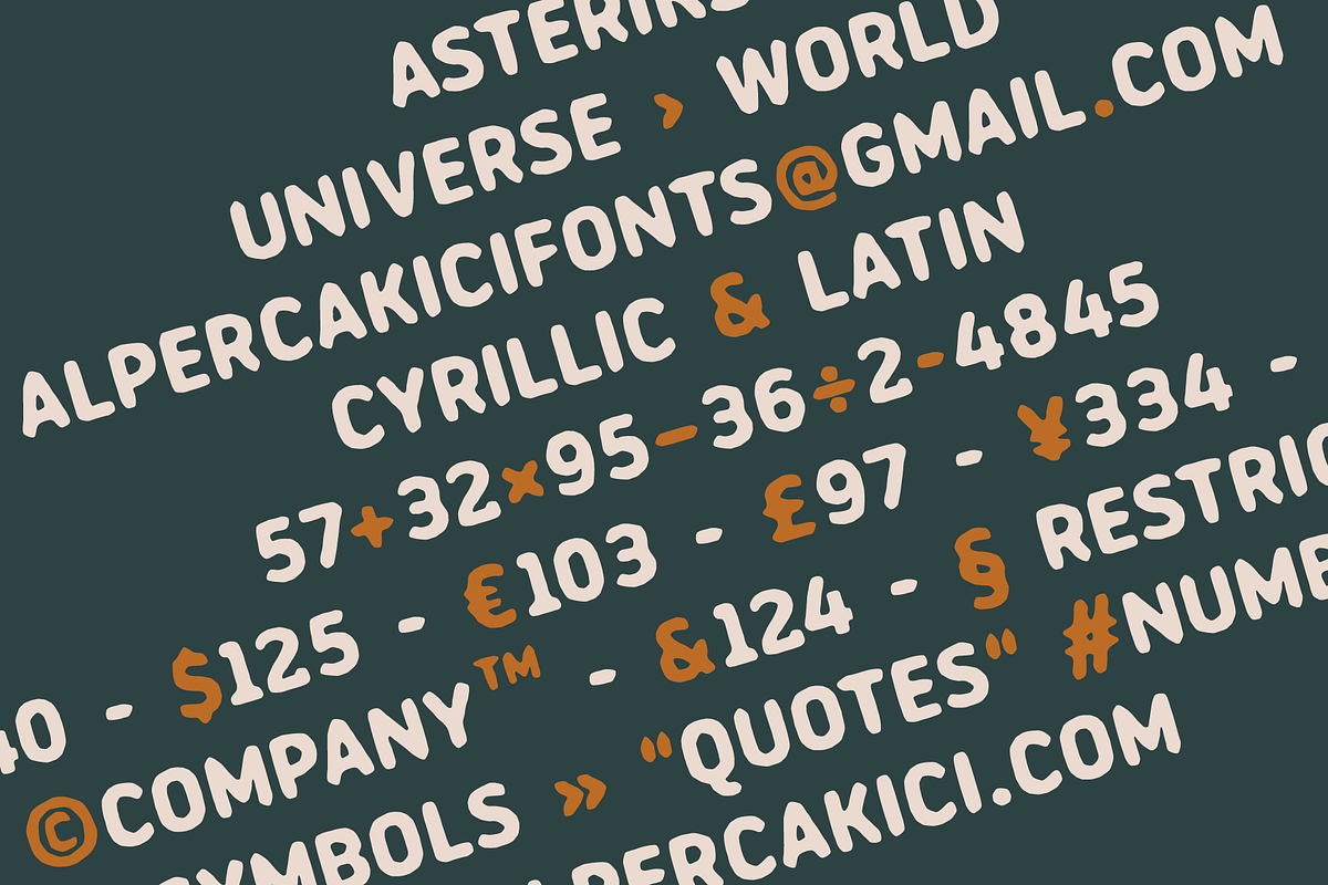Shifti - Organic Display Typeface, a Handwritten Font by alpercakici (Photo 15 of 17)
